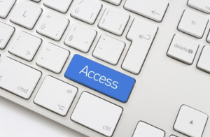 Word access is written on a keyboard key