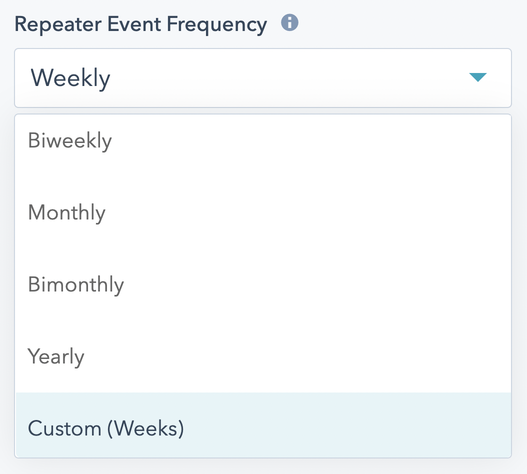 repeater-event-frequency